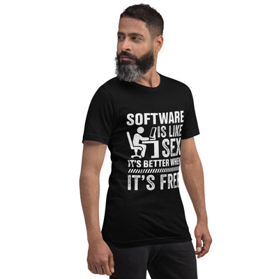 Software is like Sex - Unisex t-shirt