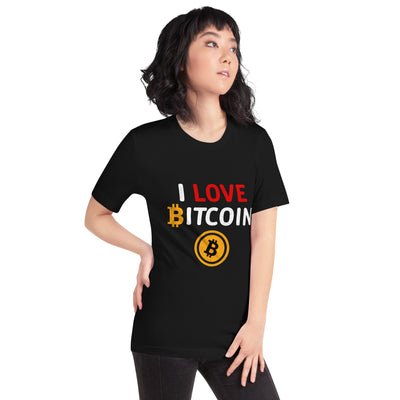 I Love Bitcoin - Unisex t-shirt