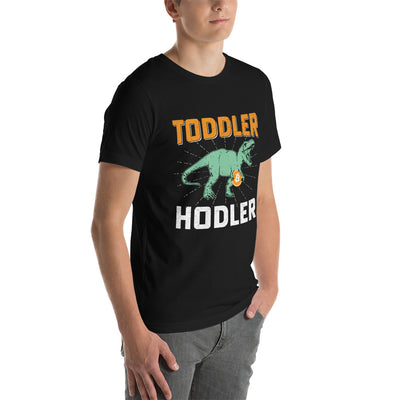 Toddler Bitcoin T-rex Holder - Unisex t-shirt