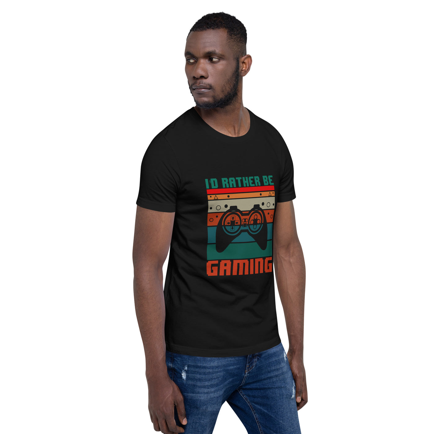 I'd rather be Gaming - Unisex t-shirt
