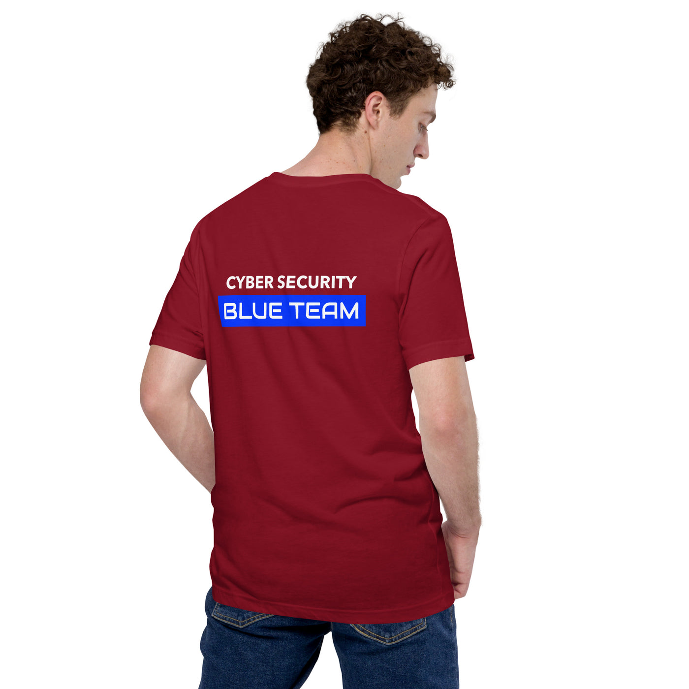 Cyber Security Blue Team V12 - Unisex t-shirt ( Back Print )