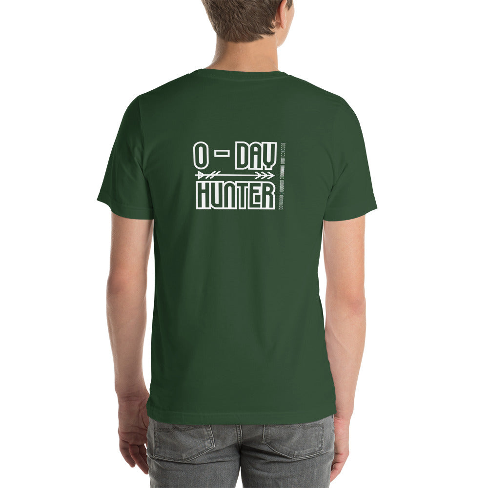 0-day hunter V6 - Unisex t-shirt  ( Back Print )