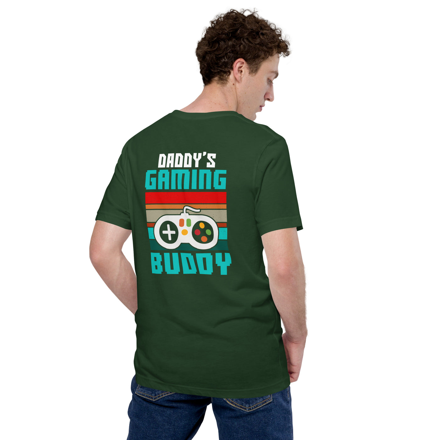 Daddy's Gaming Buddy Rima Unisex t-shirt  ( Back Print )