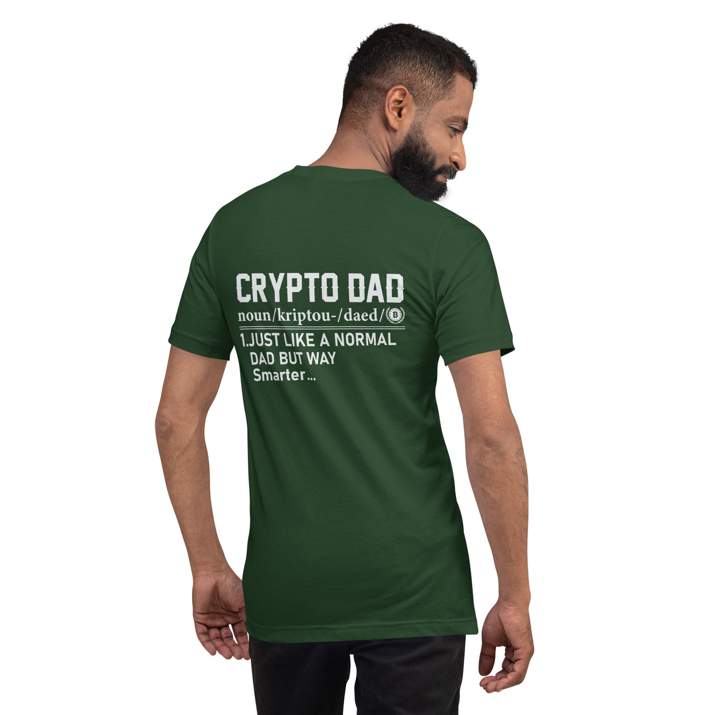 Crypto Dad Definition Unisex t-shirt ( Back Print )