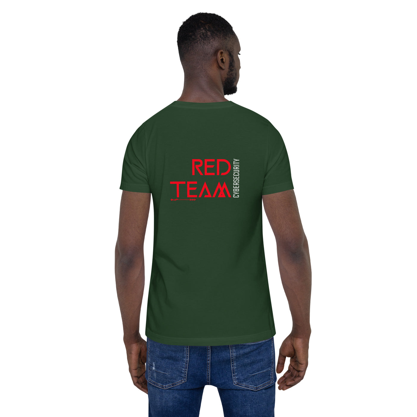 Cyber Security Red Team V4 - Unisex t-shirt ( Back Print )