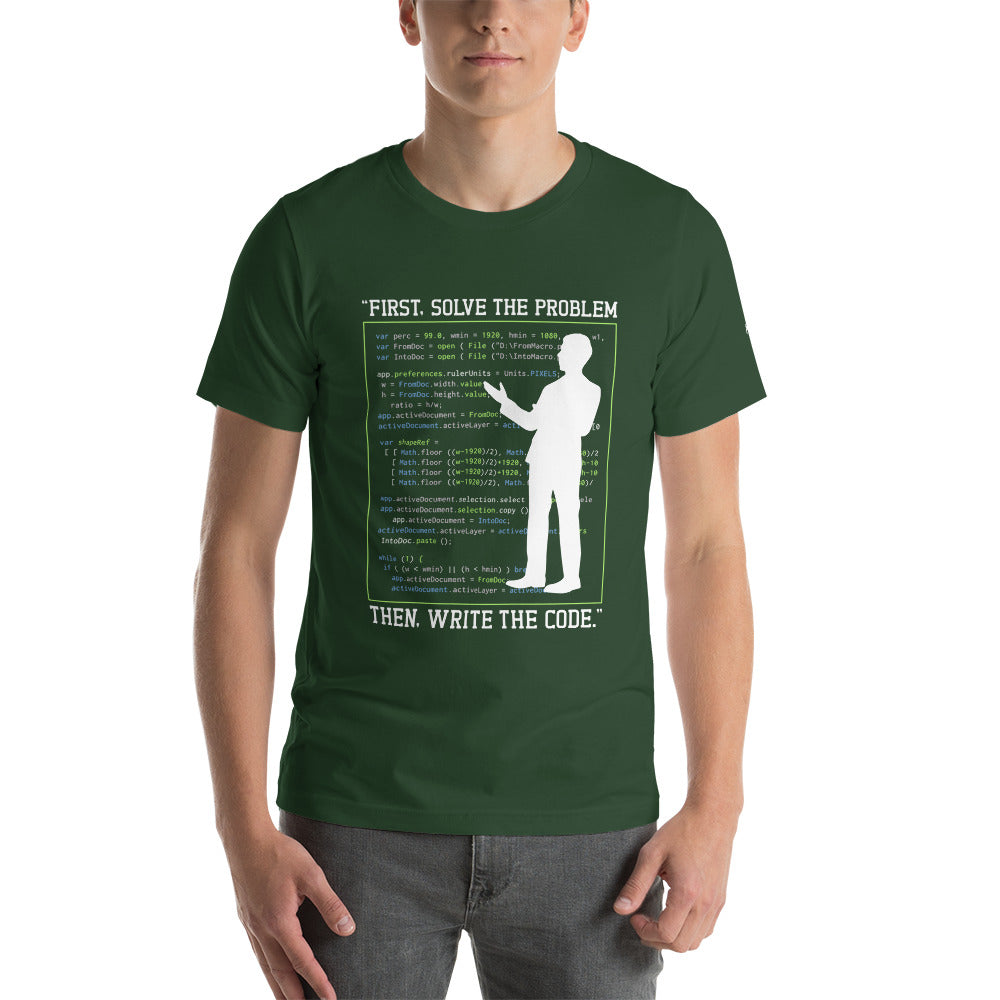 First, Solve the problem; then, Write the code V5 - Unisex t-shirt