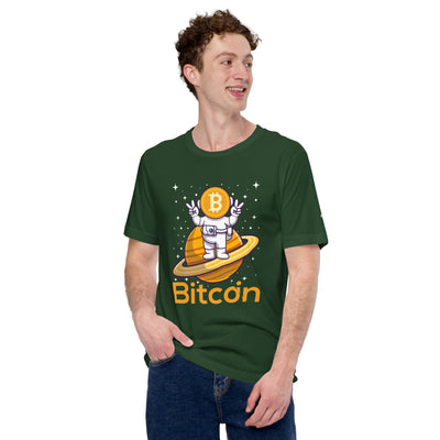 Bitcoin Satan Astronaut - Unisex t-shirt