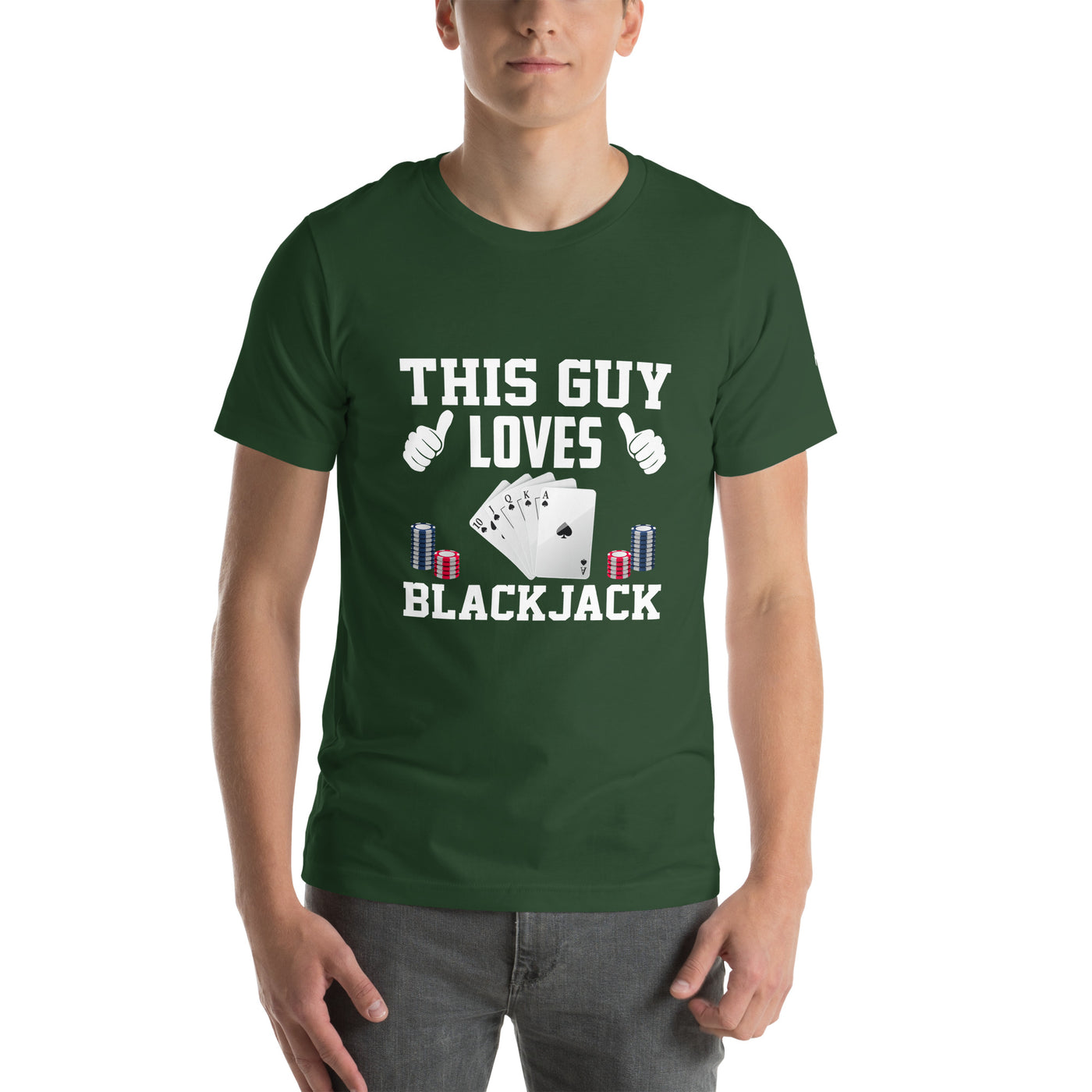 This Guy Loves Black Jack V1 - Unisex t-shirt
