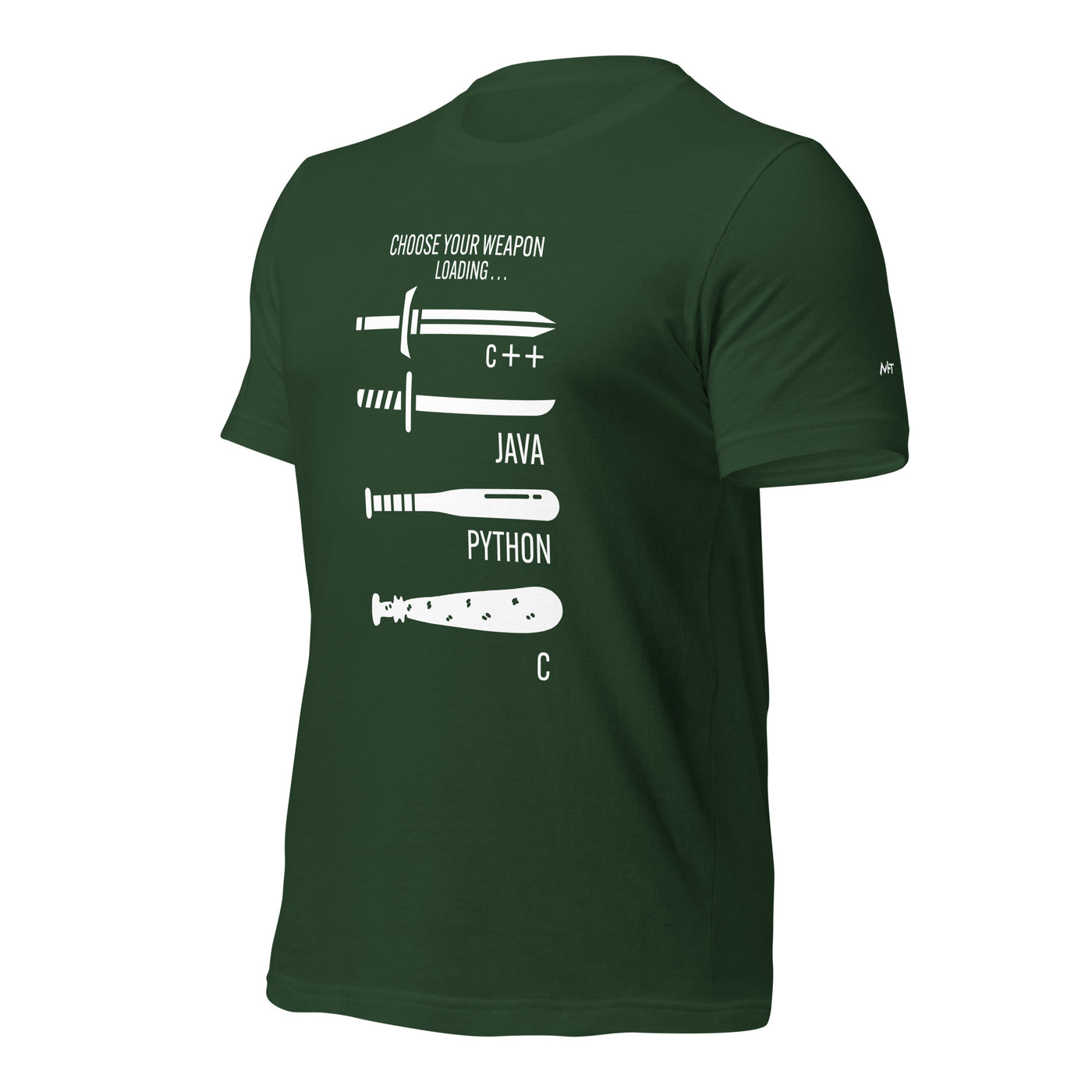 Choose your weapon v1 - Unisex t-shirt