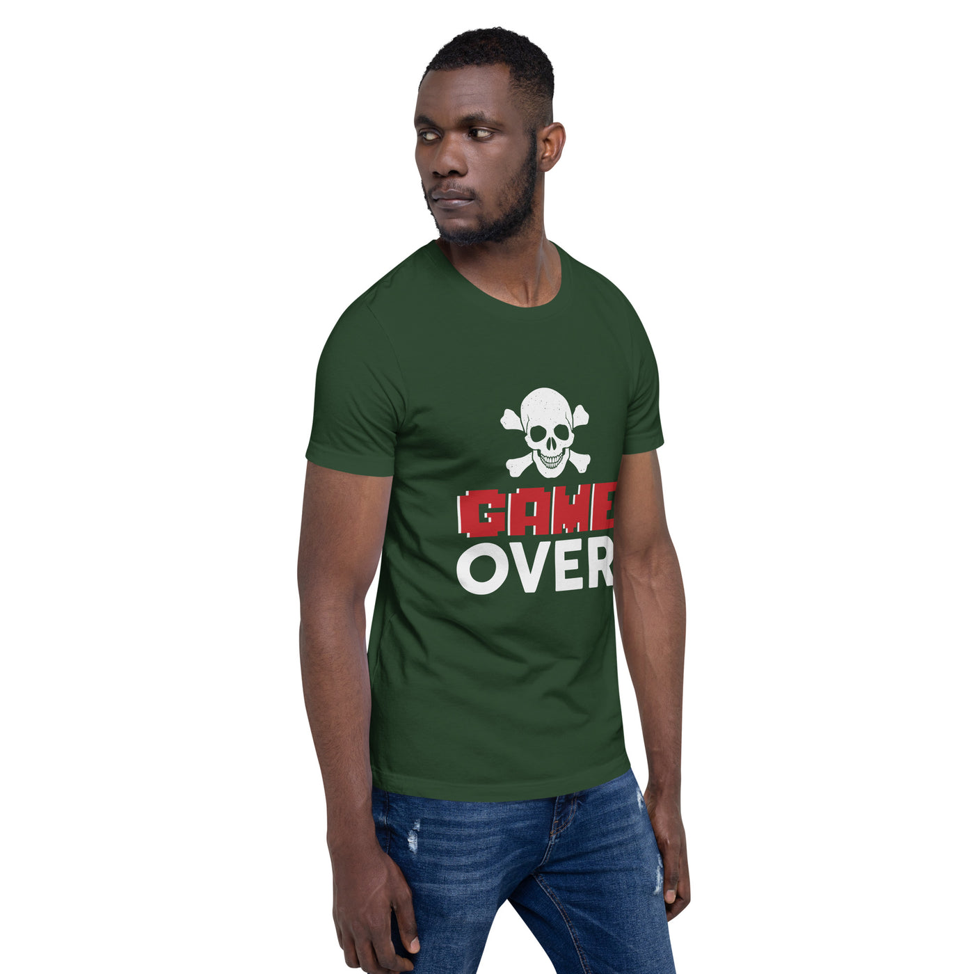 Game Over - Unisex t-shirt ( Back Print )
