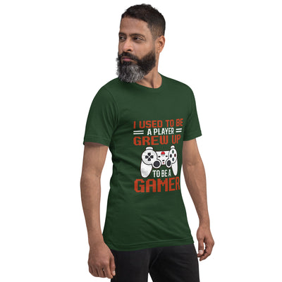 I Used to be a Player; Grew up to be a Gamer - Unisex t-shirt
