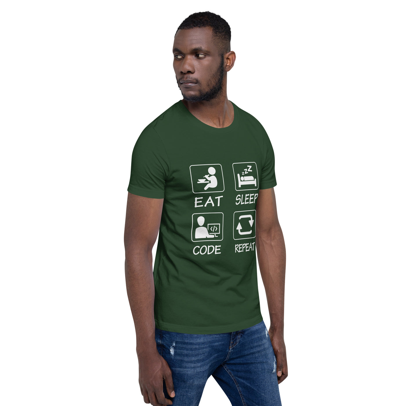 Eat, Sleep, Code, Repeat V1 - Unisex t-shirt