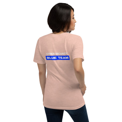 Cyber Security Blue Team V9 - Unisex t-shirt ( Back Print )