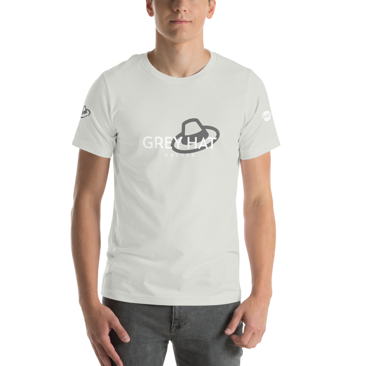 Grey Hat Hacker - Short-Sleeve Unisex T-Shirt