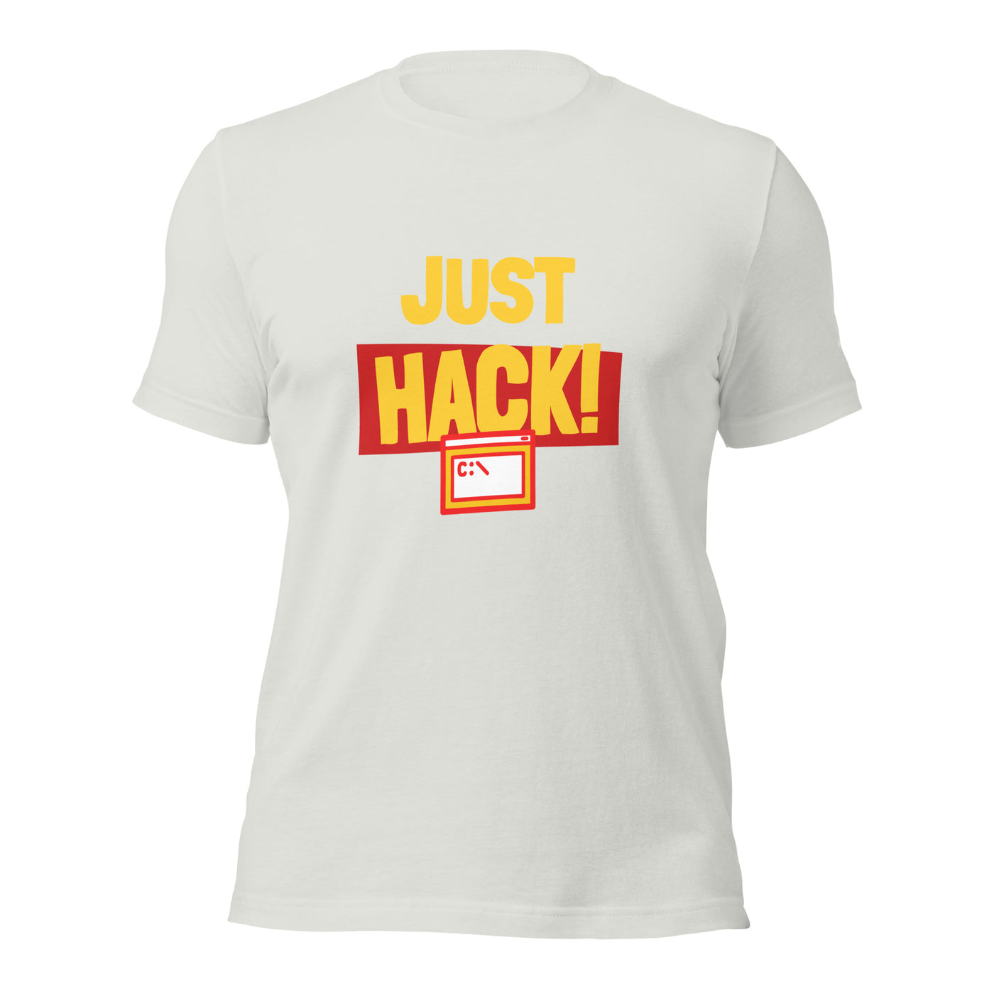 Just Hack (Yellow Text) - Unisex t-shirt
