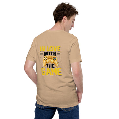 In Love With The Game in Dark Text - Unisex t-shirt ( Back Print )