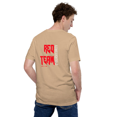 Cyber Security Red Team V9 - Unisex t-shirt ( Back Print )