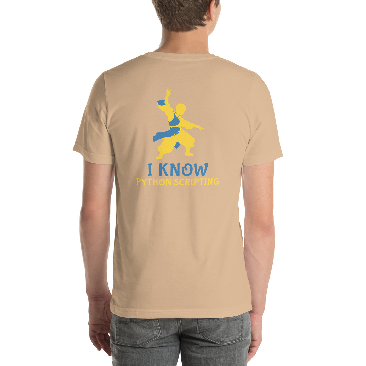 I Know Python Scripting - Unisex t-shirt ( Back Print )