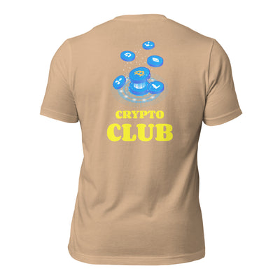 Crypto Club - Unisex t-shirt ( Back Print )