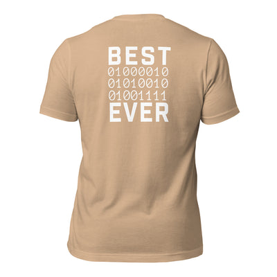 Best Bro Ever - Unisex t-shirt (bacck print)