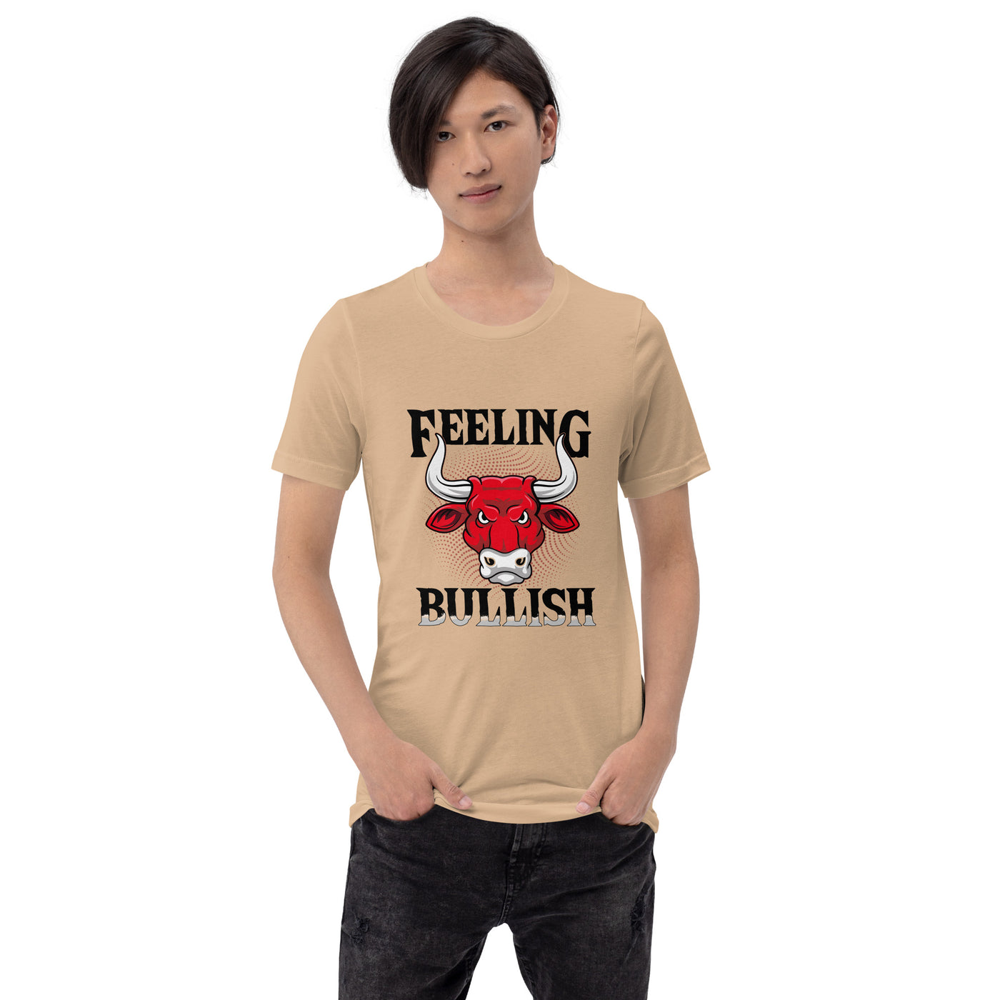 Feeling Bullish in Dark Text - Unisex t-shirt
