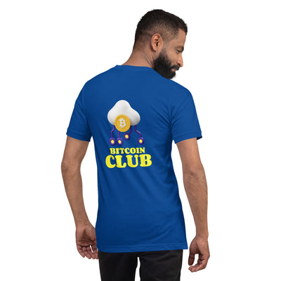 Bitcoin Club V4 Unisex t-shirt ( Back Print )
