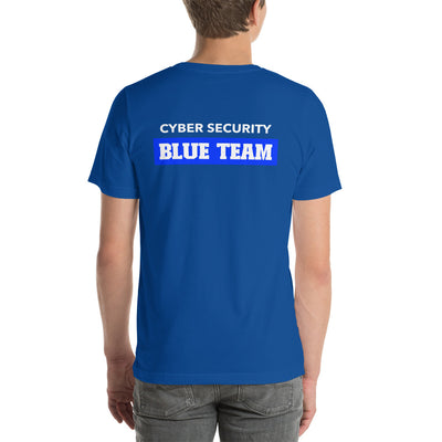 Cyber Security Blue Team V10 Unisex t-shirt ( Back Print )