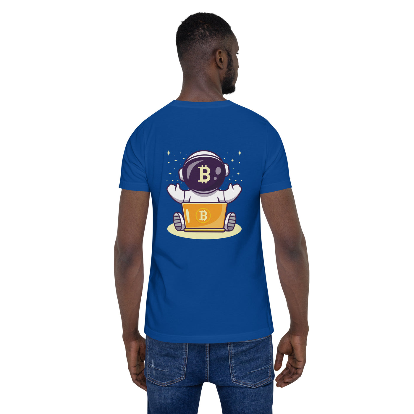 Bitcoin Astronaut - Unisex t-shirt ( Back Print )