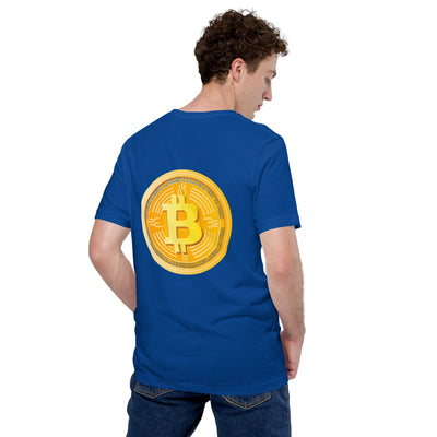 Bitcoin Medal - Unisex t-shirt ( Back Print )