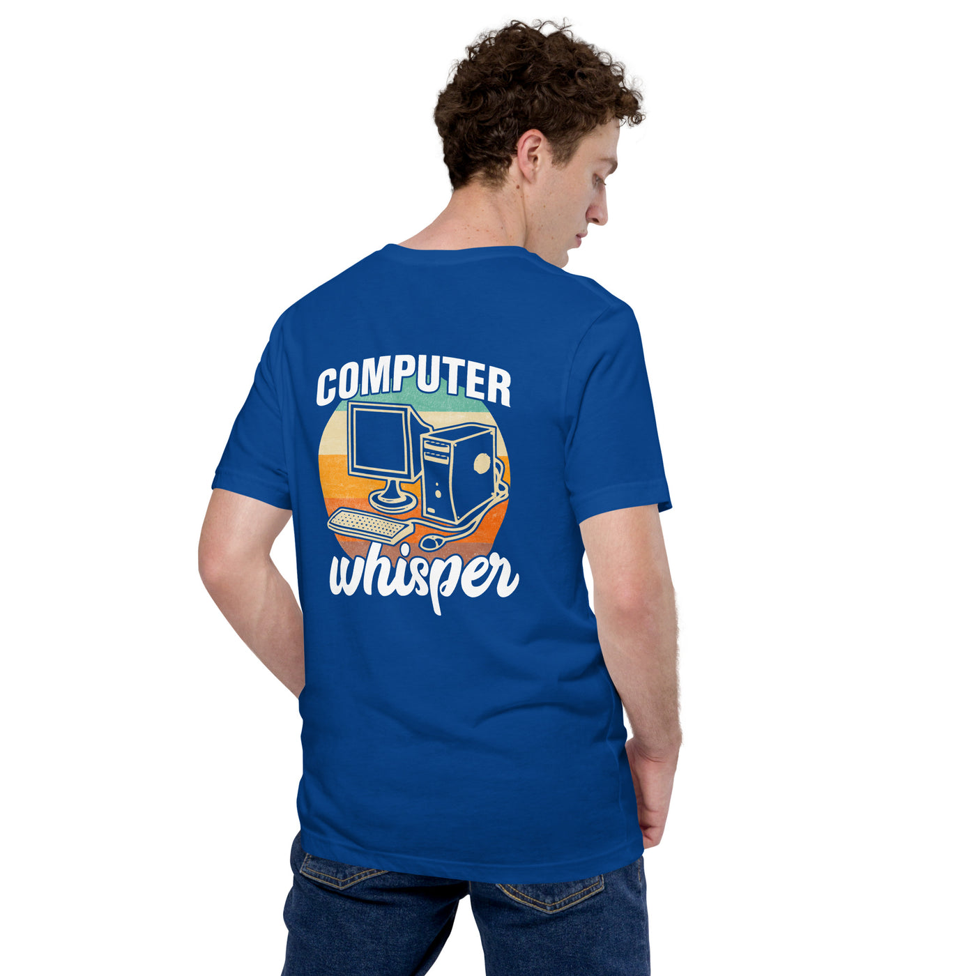 Computers whisper - Unisex t-shirt ( Back Print )