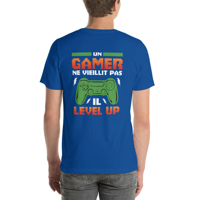 Un GAMER NE VIEILLIT PAS IL Level Up - Unisex t-shirt