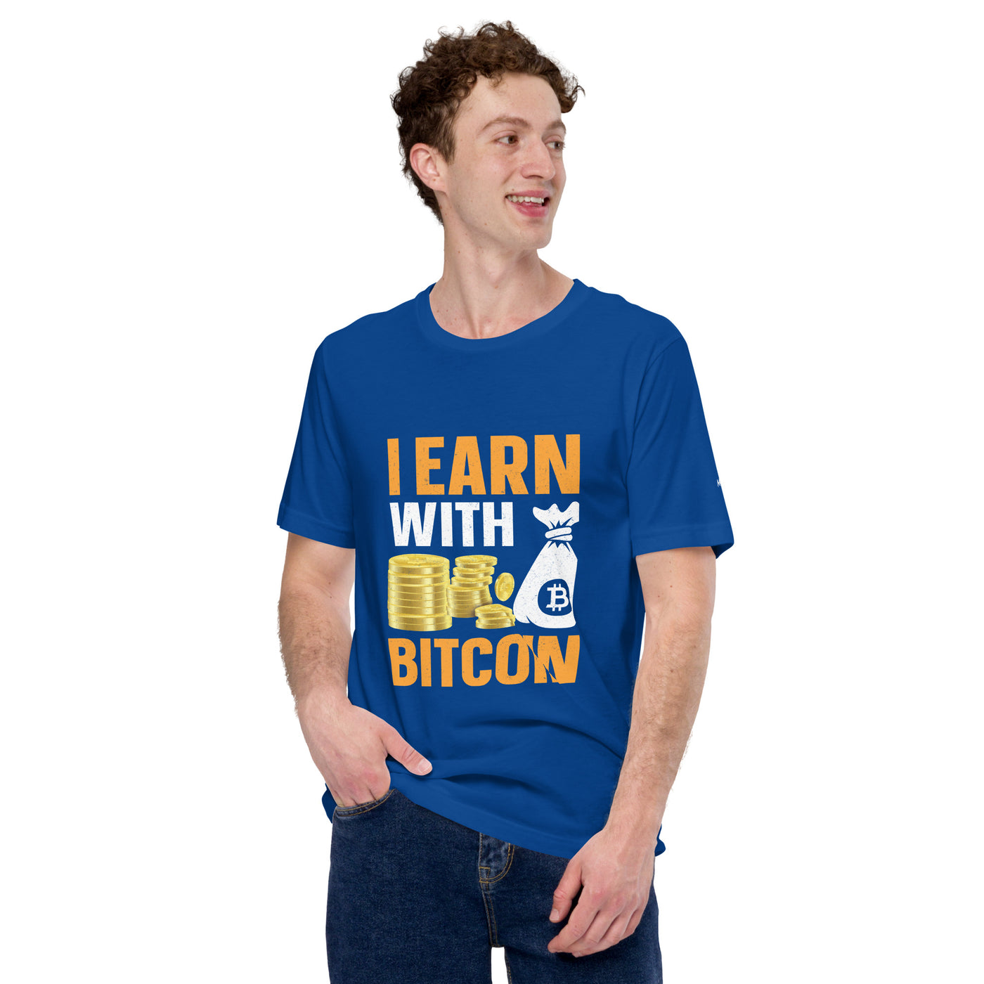 I Earn with Bitcoin - Unisex t-shirt