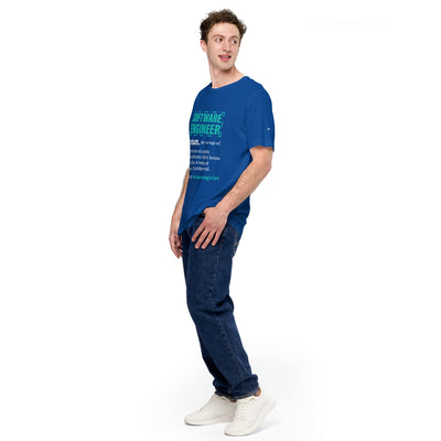 Software Engineer Def : Blue Unisex t-shirt