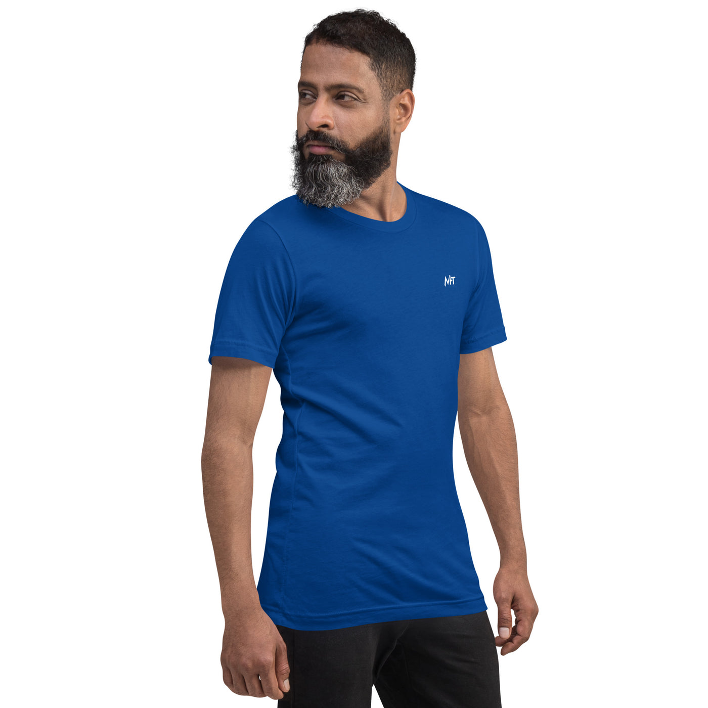 Computers are fast - Blue RK Unisex t-shirt ( Back Print )