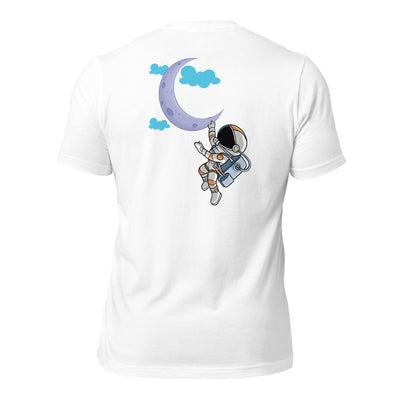 Full Moon Astronaut - Unisex t-shirt ( Back Print )