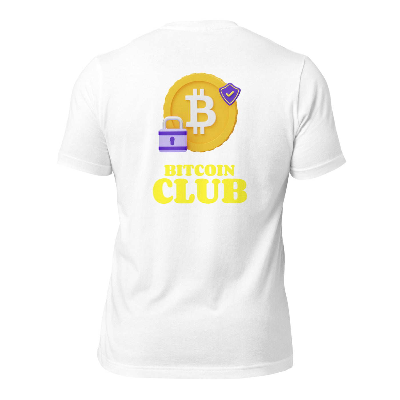 BITCOIN CLUB V7 - Unisex t-shirt ( Back Print )