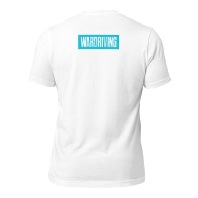 Wardriving Keep calm and search for Wi-Fi - Unisex t-shirt (back print)