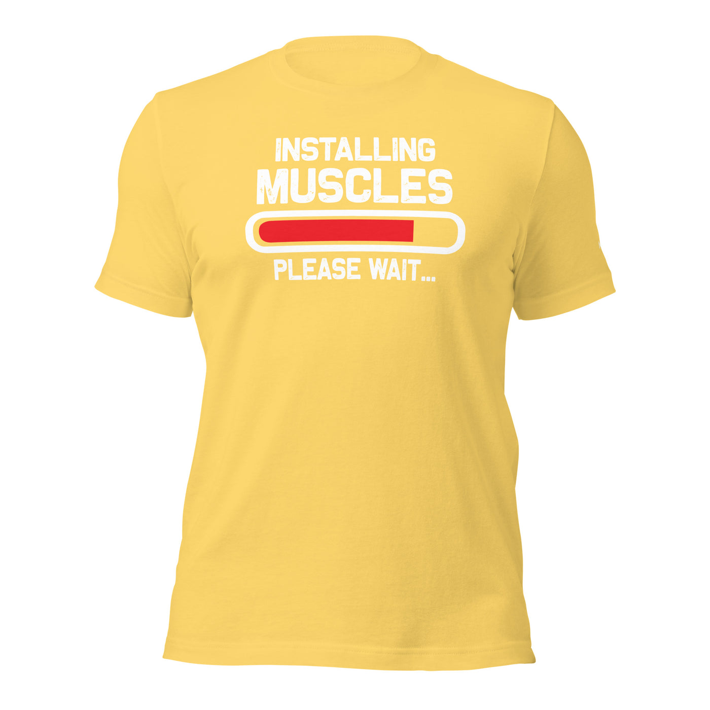 Installing muscles please wait - Unisex t-shirt