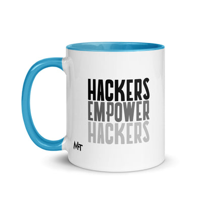 Hackers Empower Hackers - Mug with Color Inside