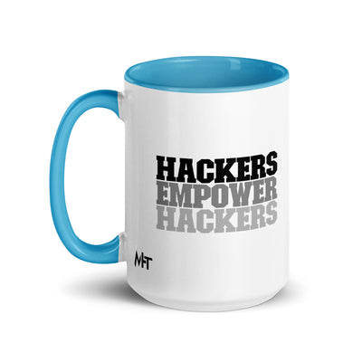 Hackers Empower Hackers V2 - Mug with Color Inside
