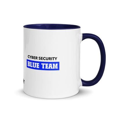 Cyber Security Blue Team V10 - Mug with Color Inside