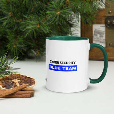 Cyber Security Blue Team V9 - Mug with Color Inside