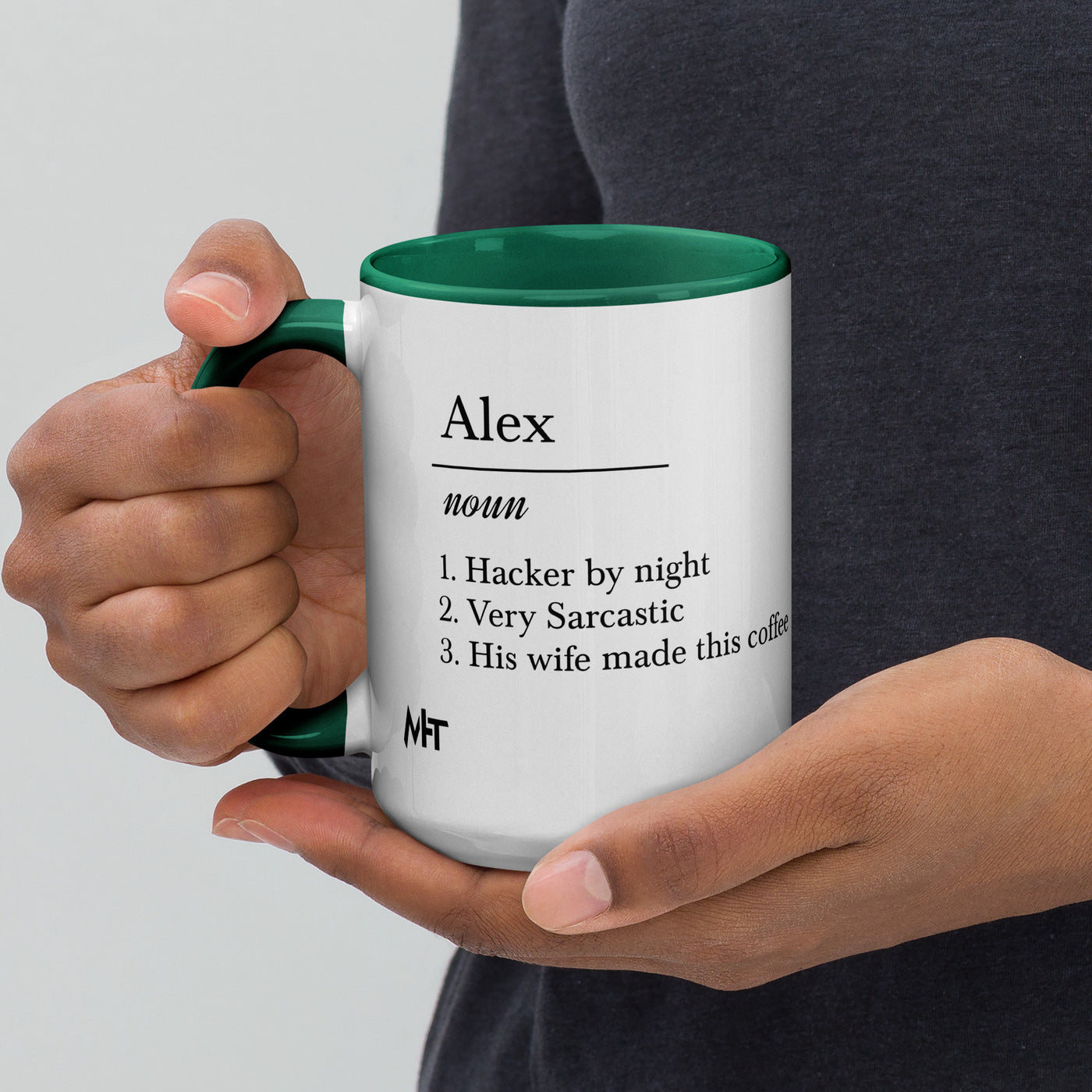 Personalized Name Definition Gifts Ideas - Mug with Color Inside