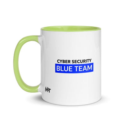Cyber Security Blue Team V7 - Mug with Color Inside