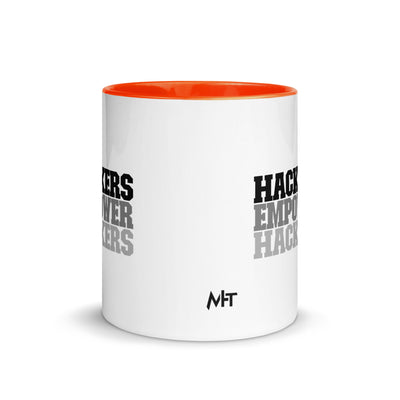Hackers Empower Hackers V2 - Mug with Color Inside