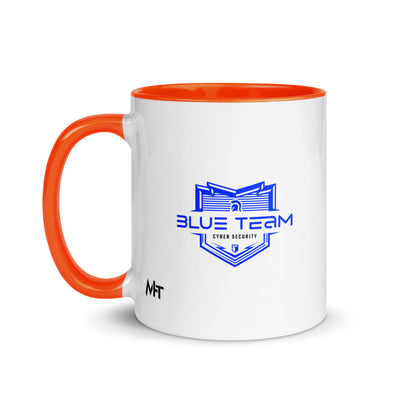 Cyber Security Blue Team V15 - Mug with Color Inside