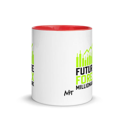 Future Forex Millionaire in Dark Text - Mug with Color Inside