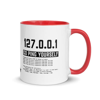 Go ping yourself - Mug with Color Inside