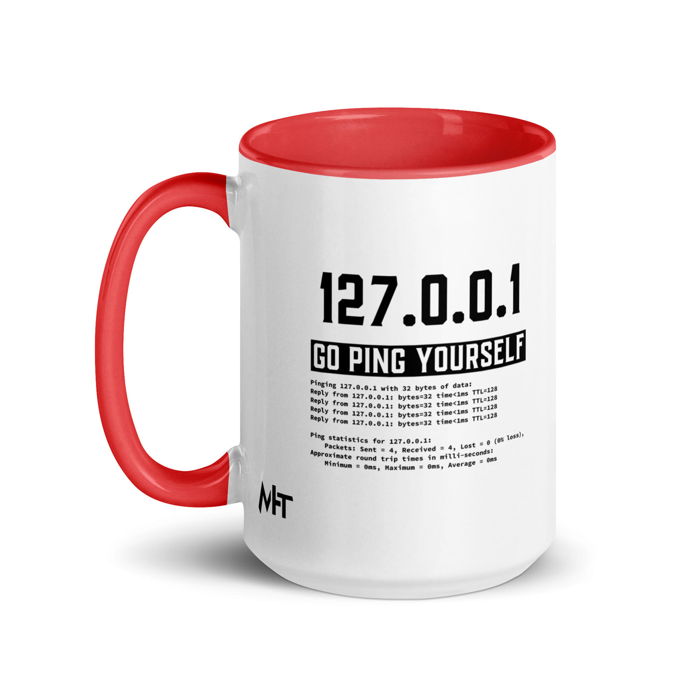 Go ping yourself - Mug with Color Inside