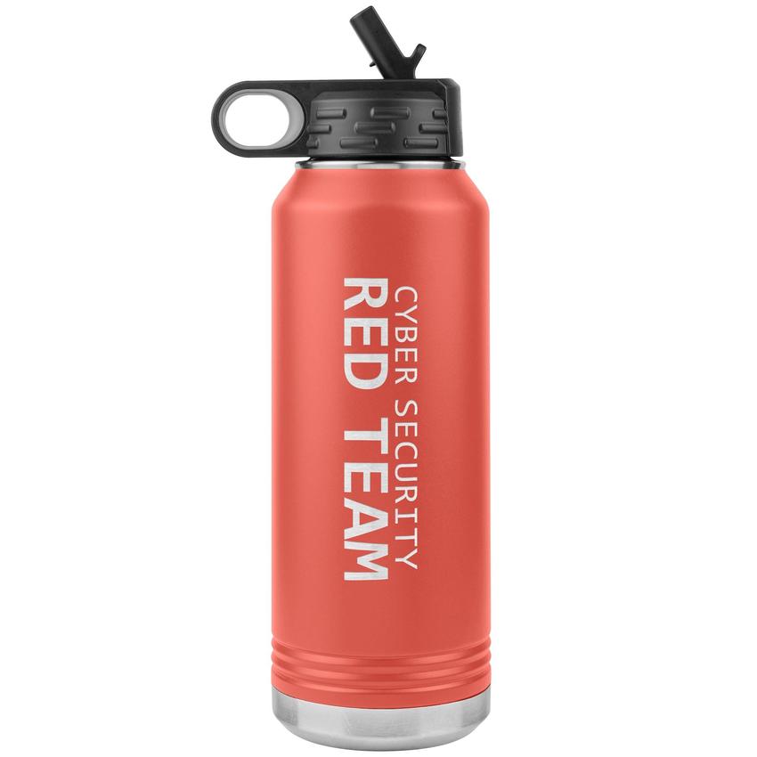 Cyber Security Red Team - 32oz Water Bottle Tumbler by MyHackerTech